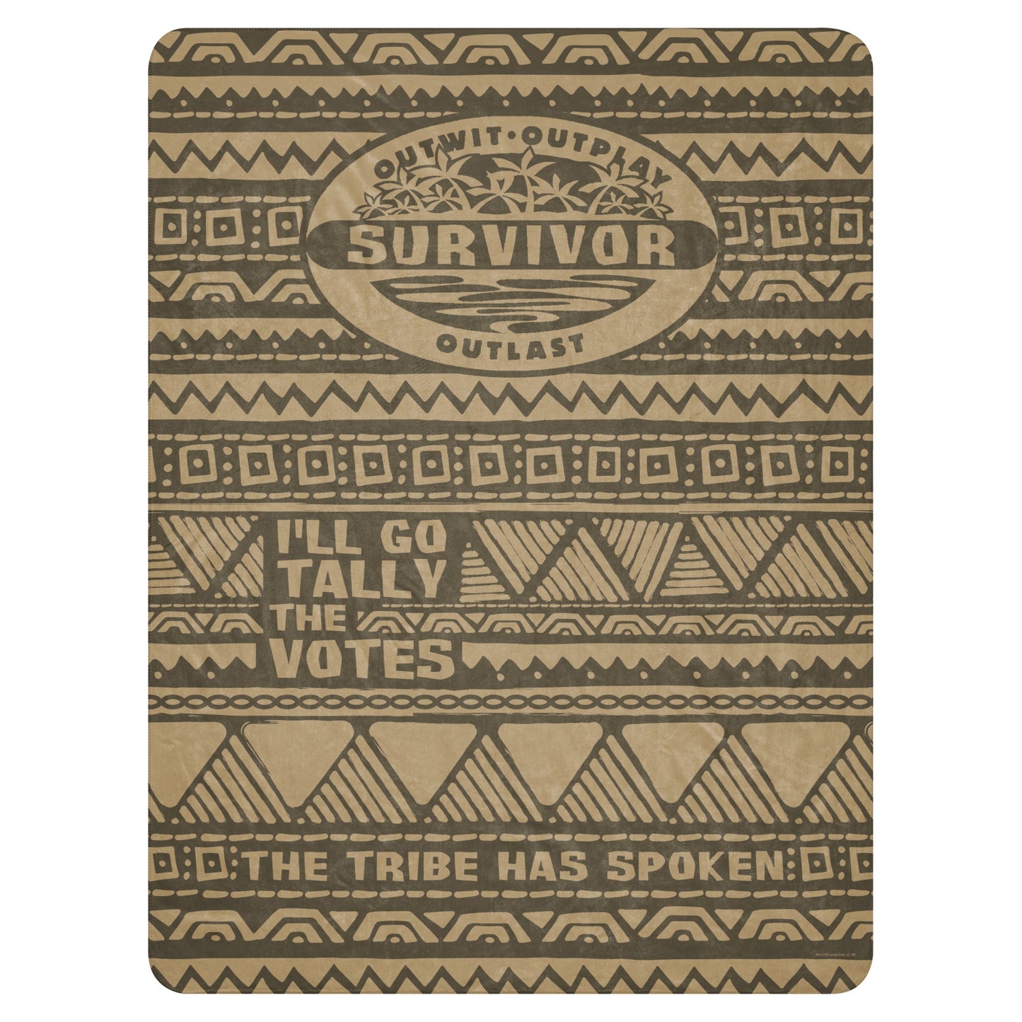 Survivor Castaway Quotes Sherpa Blanket - Paramount Shop