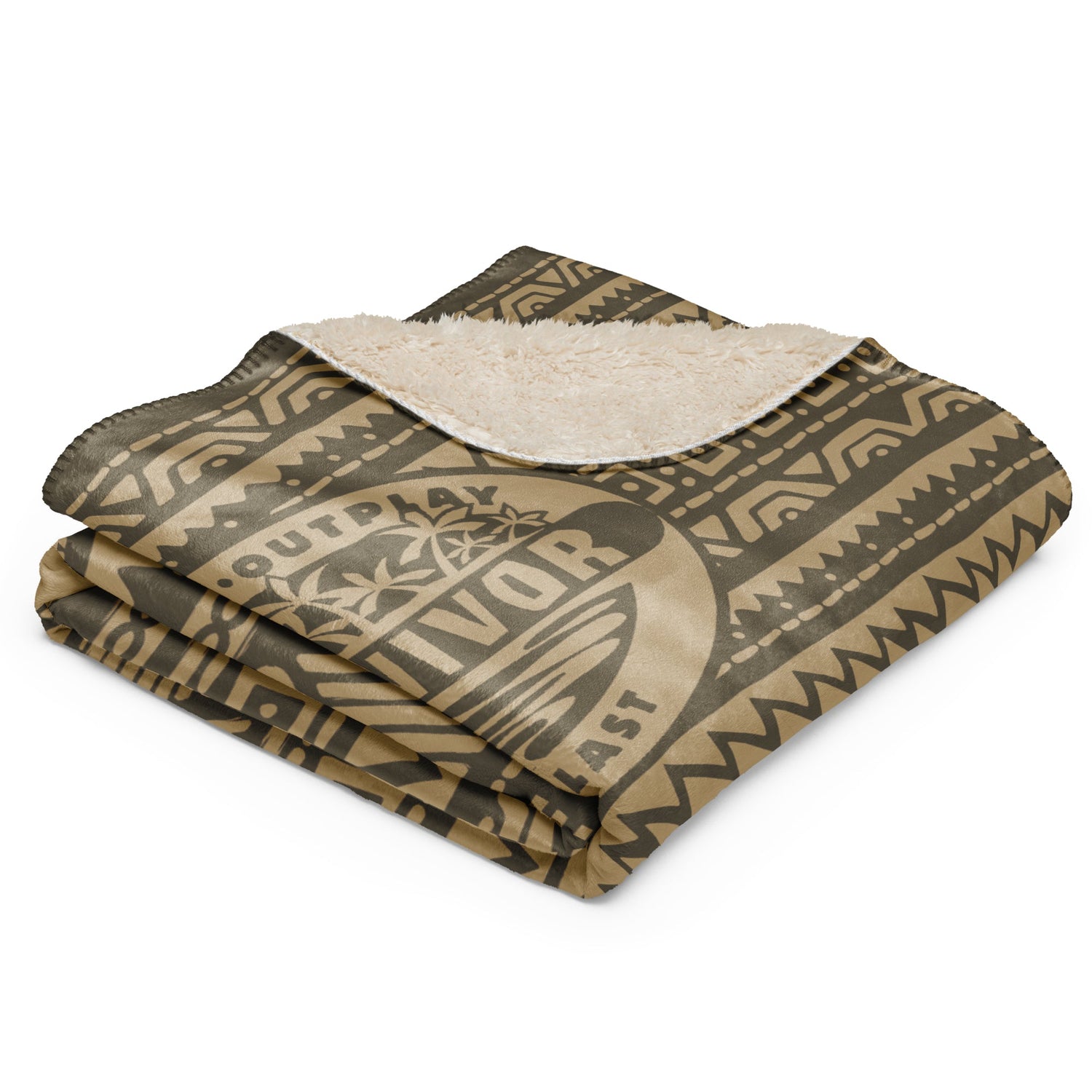 Survivor Castaway Quotes Sherpa Blanket - Paramount Shop