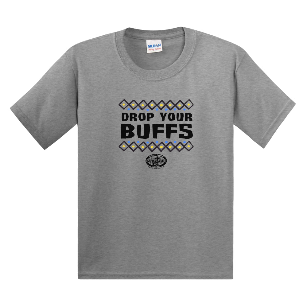 Survivor Drop Your BUFFs Kids Short Sleeve T - Shirt - Paramount Shop