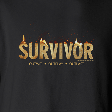 Survivor Flame Logo Hooded Sweatshirt - Paramount Shop
