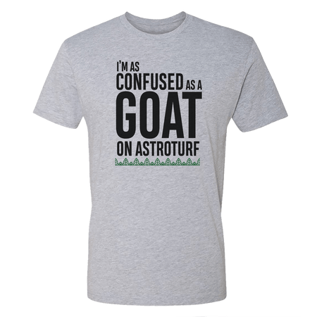 Survivor Goat On Astroturf Quote Adult Short Sleeve T - Shirt - Paramount Shop