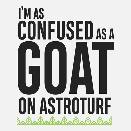 Survivor Goat On Astroturf Quote Hooded Sweatshirt - Paramount Shop