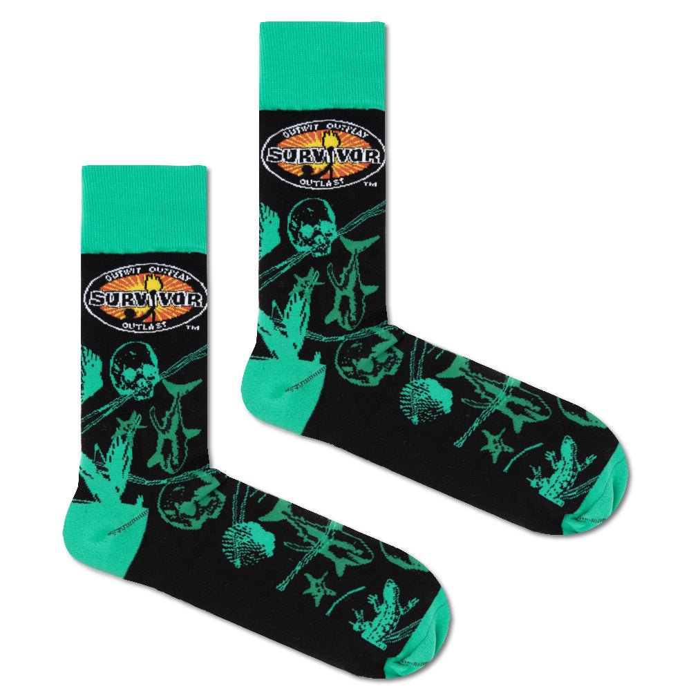 Survivor Jungle Print Socks - Paramount Shop