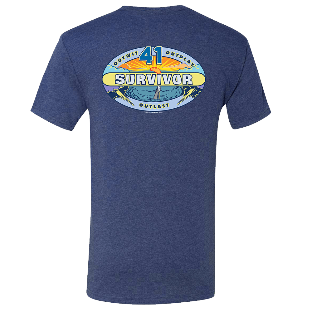 Survivor Keep The One Quote Men's Tri - Blend T - Shirt - Paramount Shop