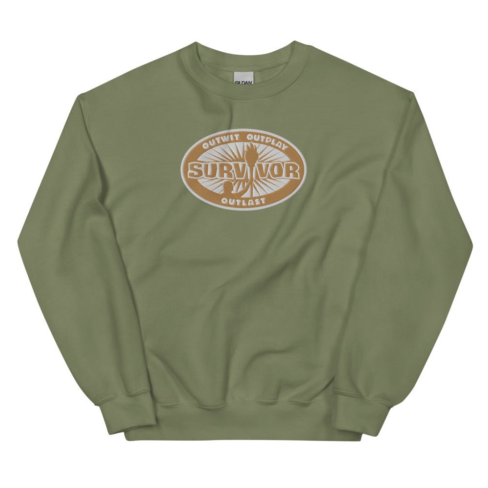 Survivor Logo Embroidered Crewneck Sweatshirt - Paramount Shop