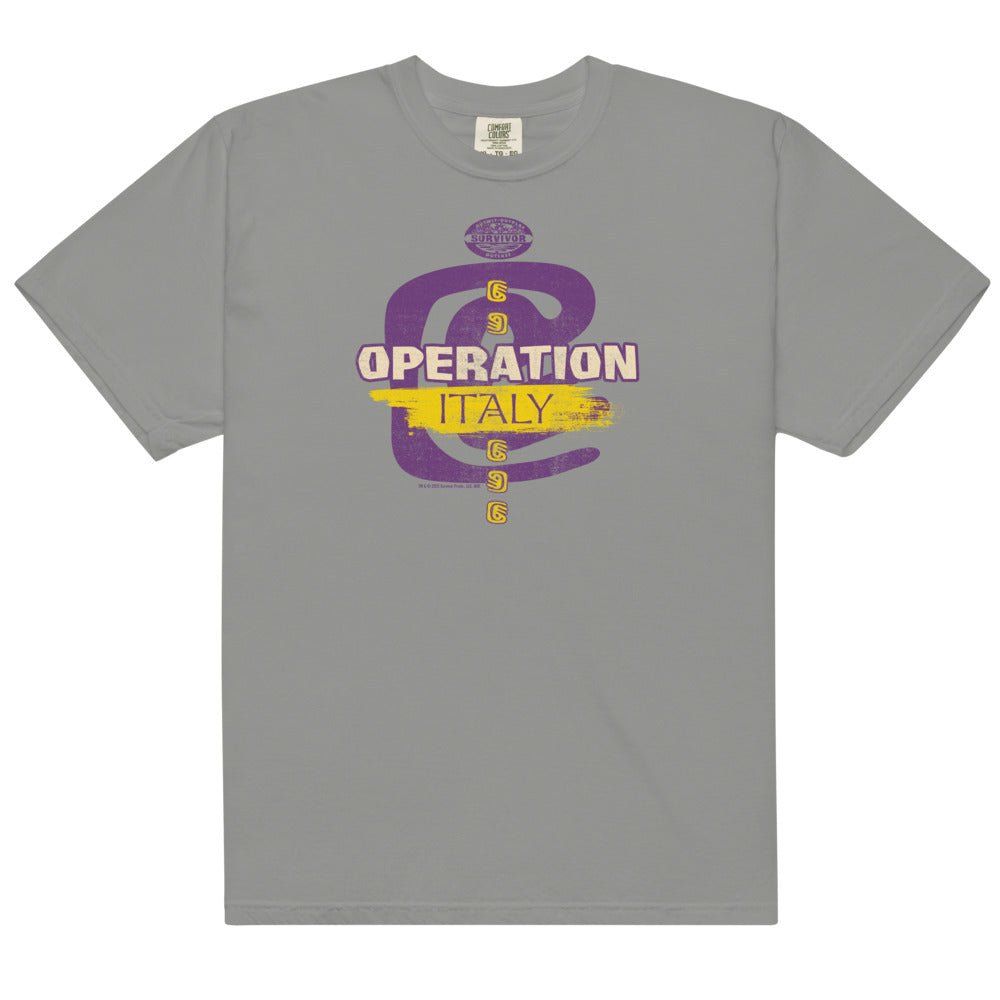 Survivor Operation Italy Unisex Comfort Colors T-Shirt - Paramount Shop