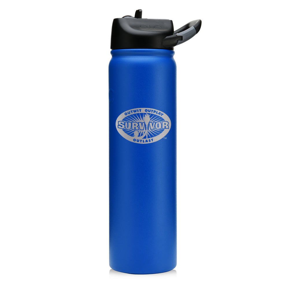Survivor Outwit, Outplay, Outlast Laser Engraved SIC Water Bottle - Paramount Shop