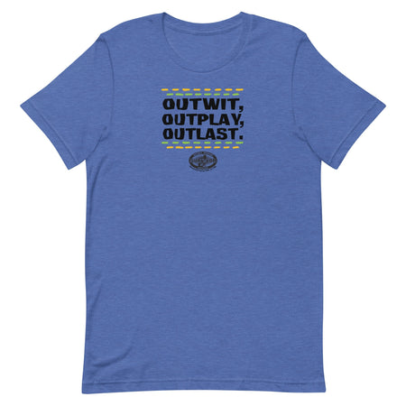 Survivor Outwit, Outplay, Outlast Lines Unisex Premium T - Shirt - Paramount Shop