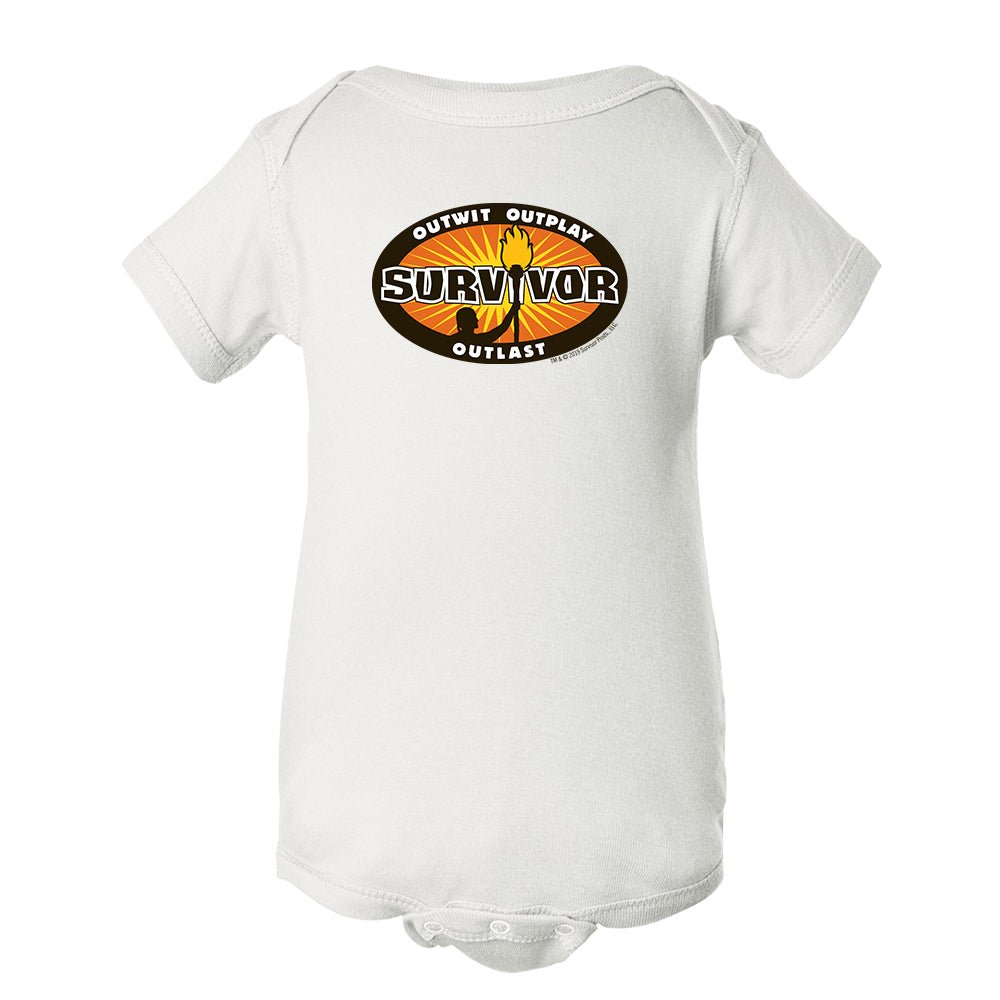 Survivor Outwit, Outplay, Outlast Logo Baby Bodysuit - Paramount Shop