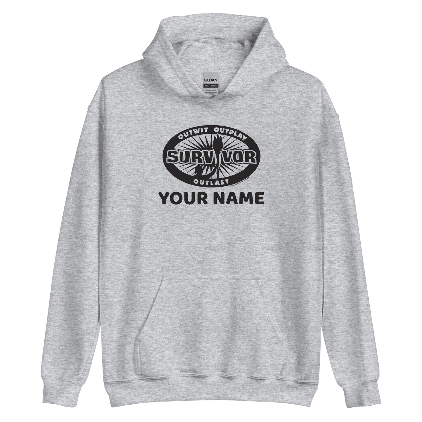 Survivor Outwit, Outplay, Outlast Personalized Hooded Sweatshirt - Paramount Shop