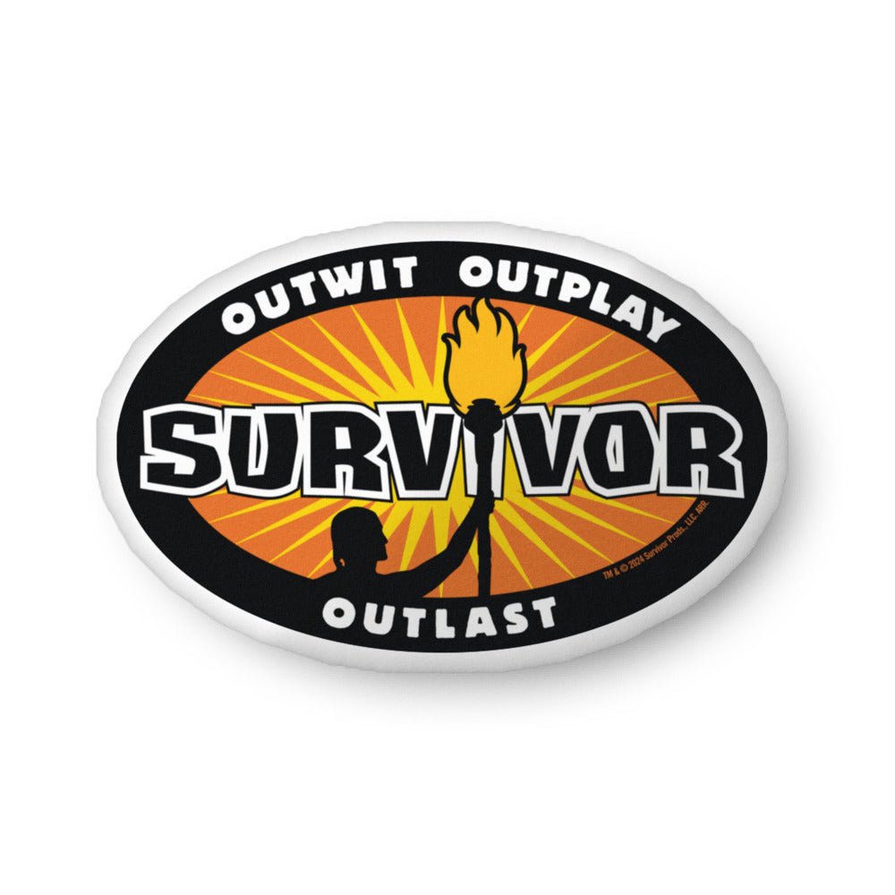 Survivor Outwit, Outplay, Outlast Pillow - Paramount Shop