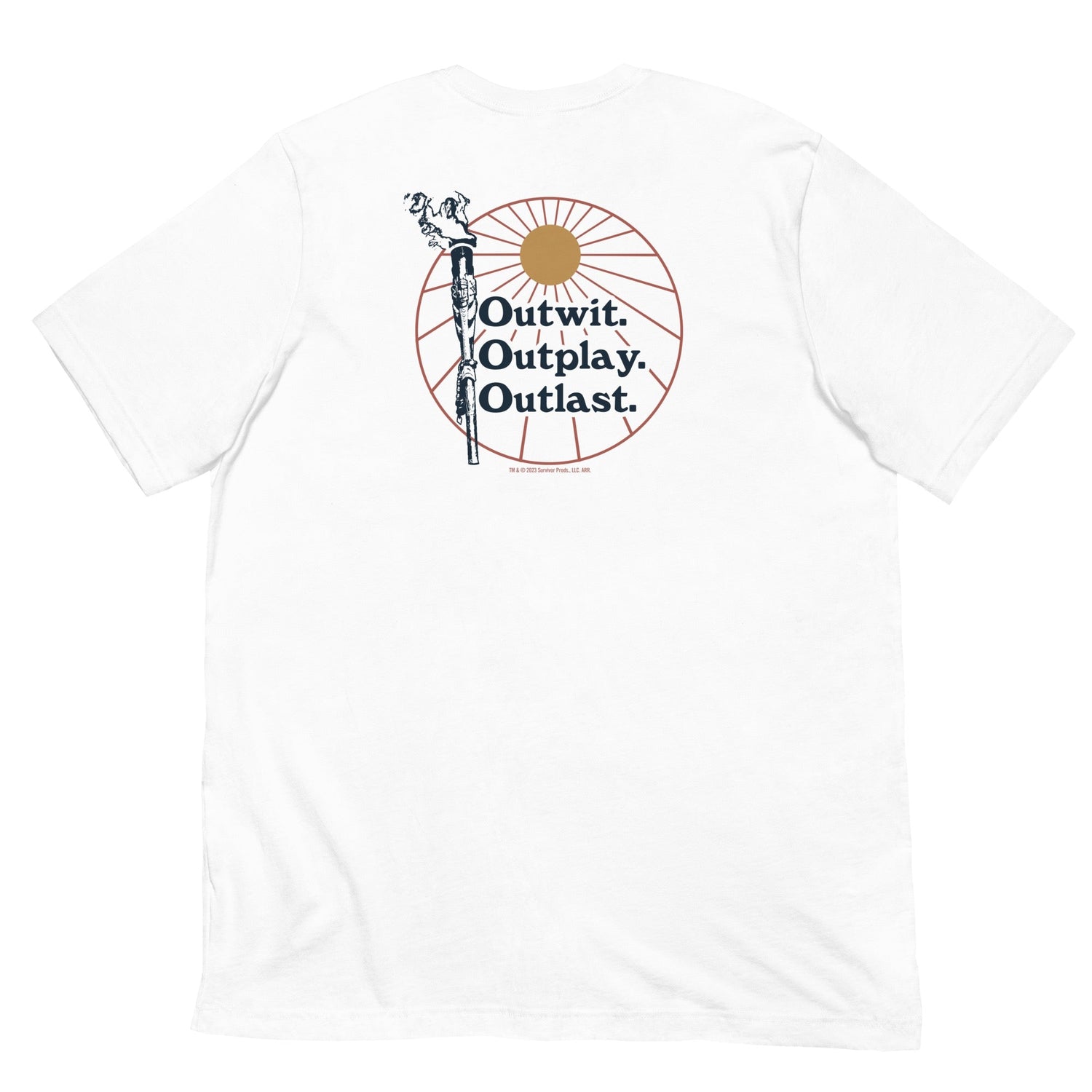 Survivor Outwit, Outplay, Outlast Torch T - Shirt - Paramount Shop