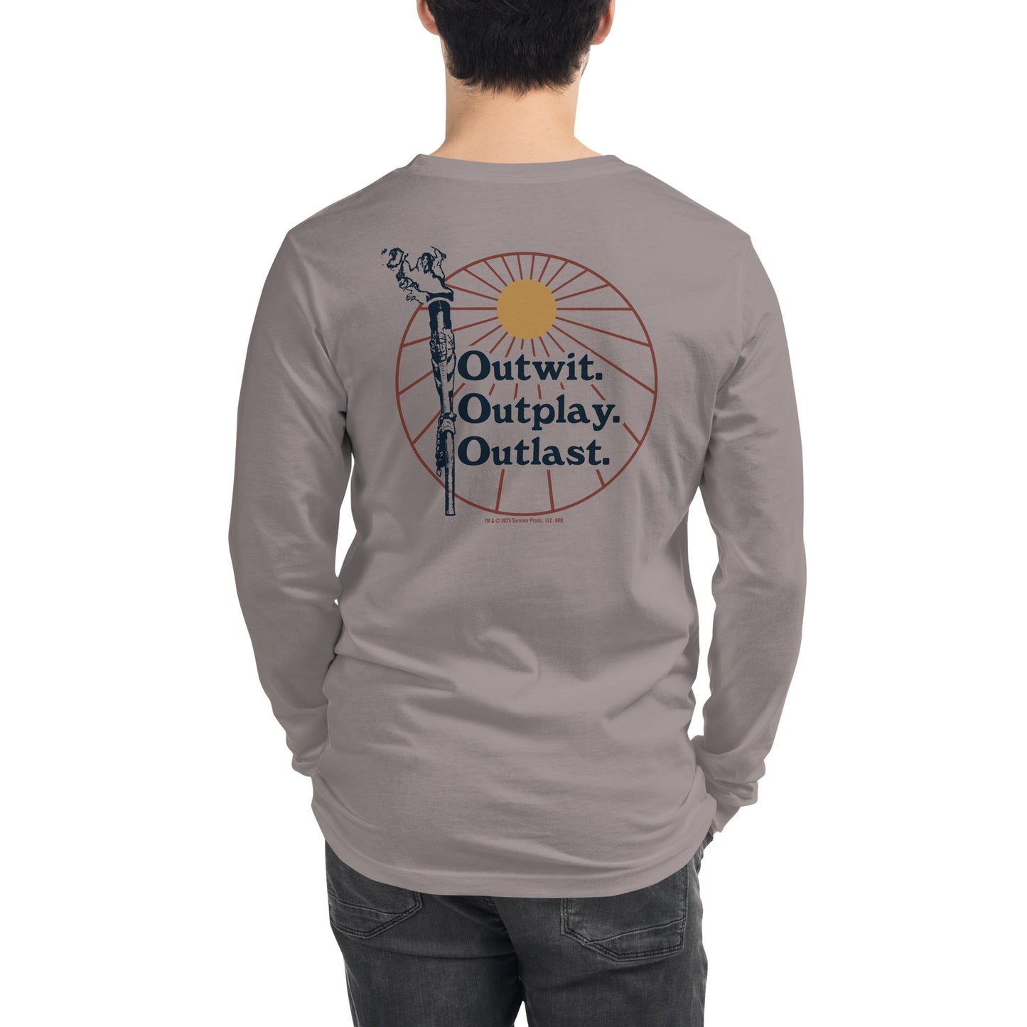 Survivor Outwit, Outplay, Outlast Torch Unisex Long Sleeve - Paramount Shop