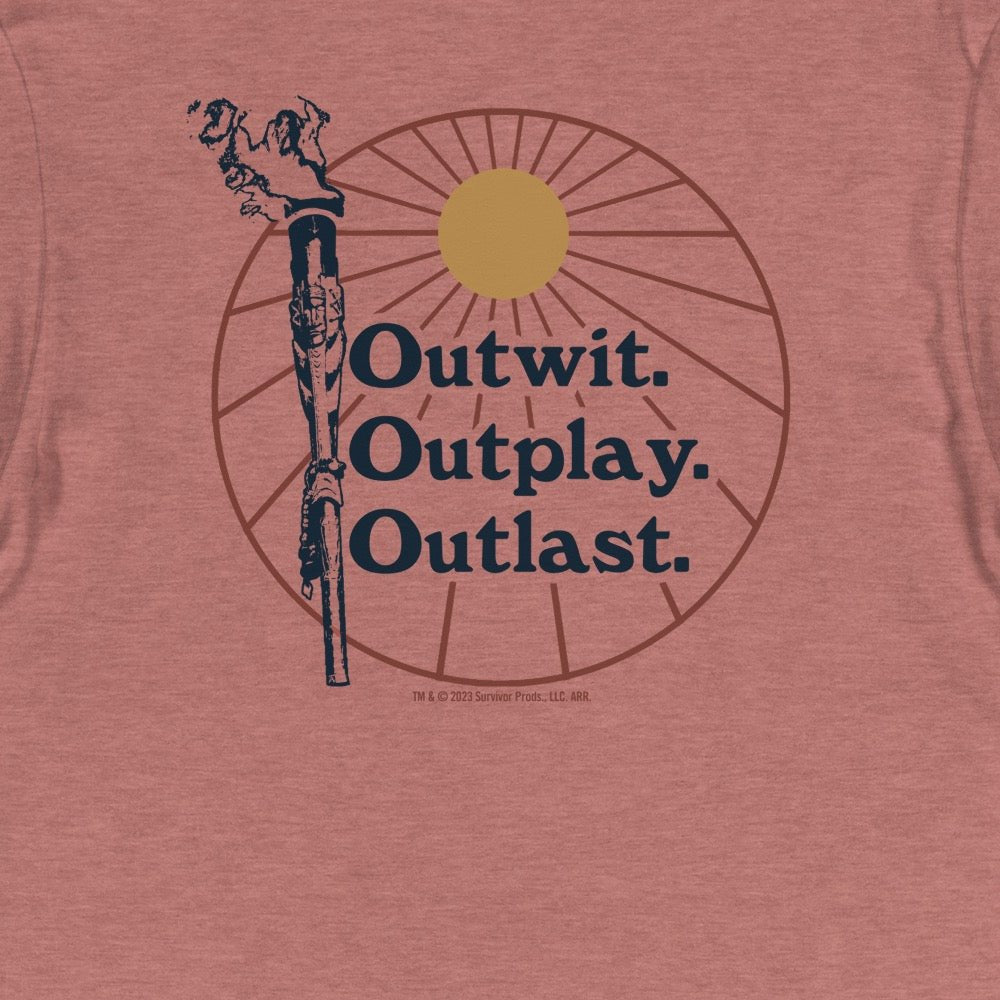 Survivor Outwit, Outplay, Outlast Torch Unisex Long Sleeve - Paramount Shop