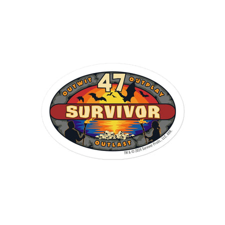 Survivor Season 47 Logo Sticker - Paramount Shop