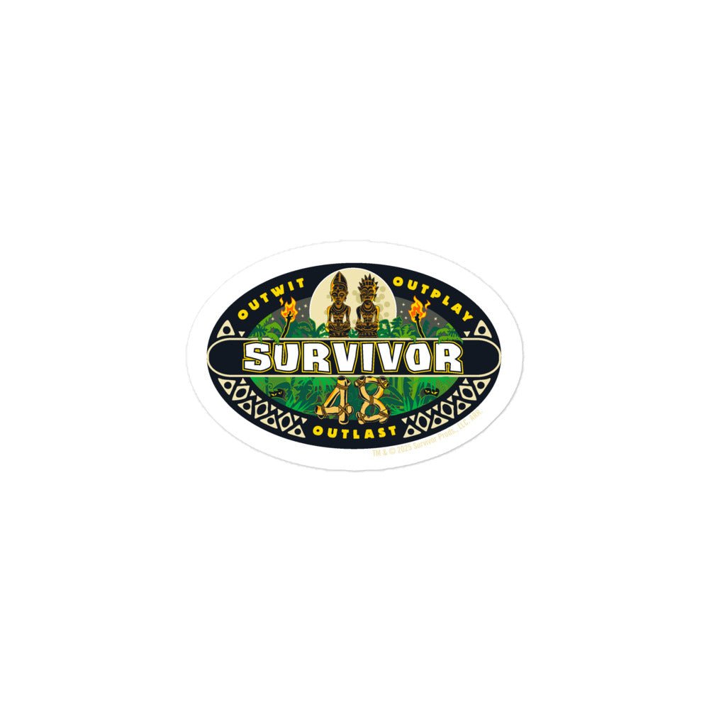 Survivor Season 48 Logo Sticker - Paramount Shop