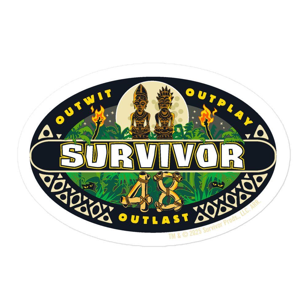 Survivor Saison 48 Logo Aufkleber