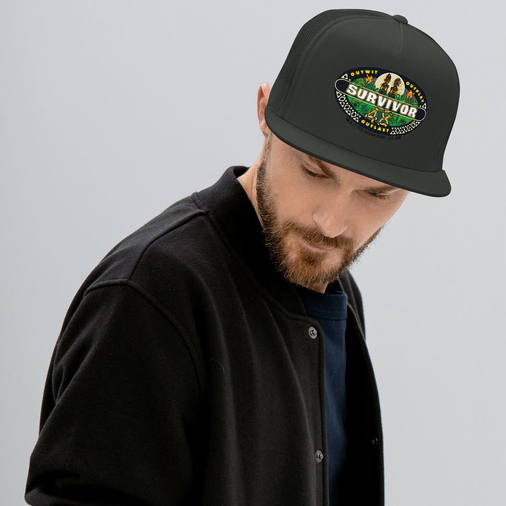 Survivor Season 48 Logo Trucker Hat - Paramount Shop