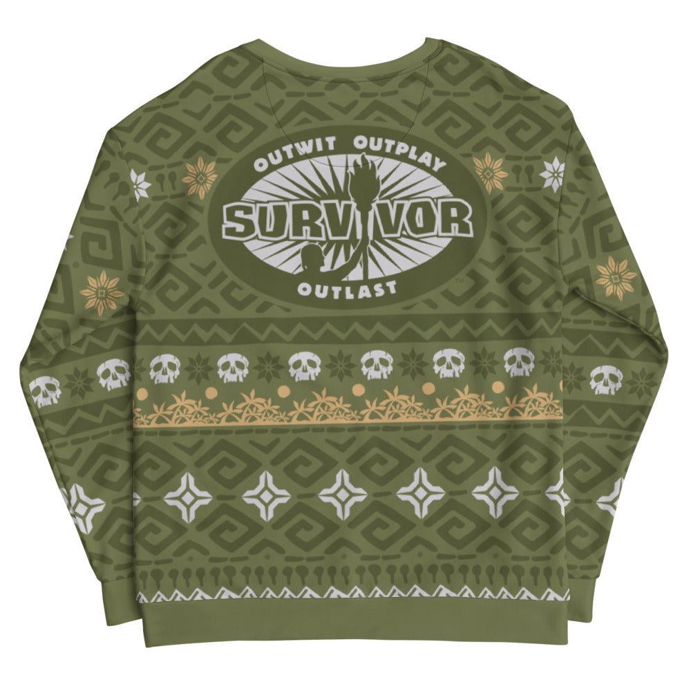 Survivor The Tribe Has Spoken Holiday Crewneck Sweatshirt - Paramount Shop