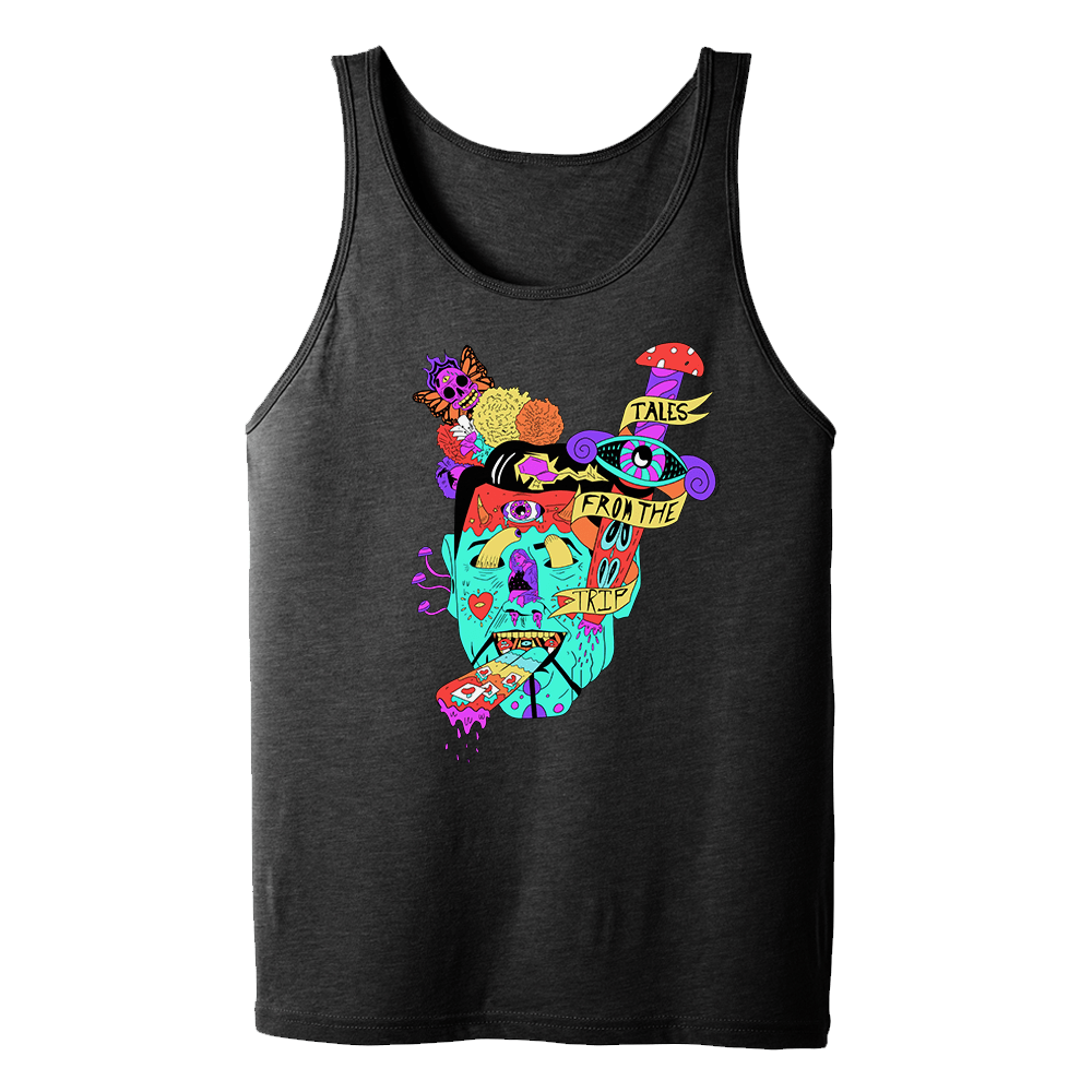 Tales from the Trip Face Design Adult Tank Top - Paramount Shop