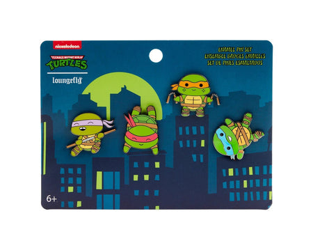 Teenage Mutant Ninja Turtles Chibi 4 Piece Pin Set - Paramount Shop