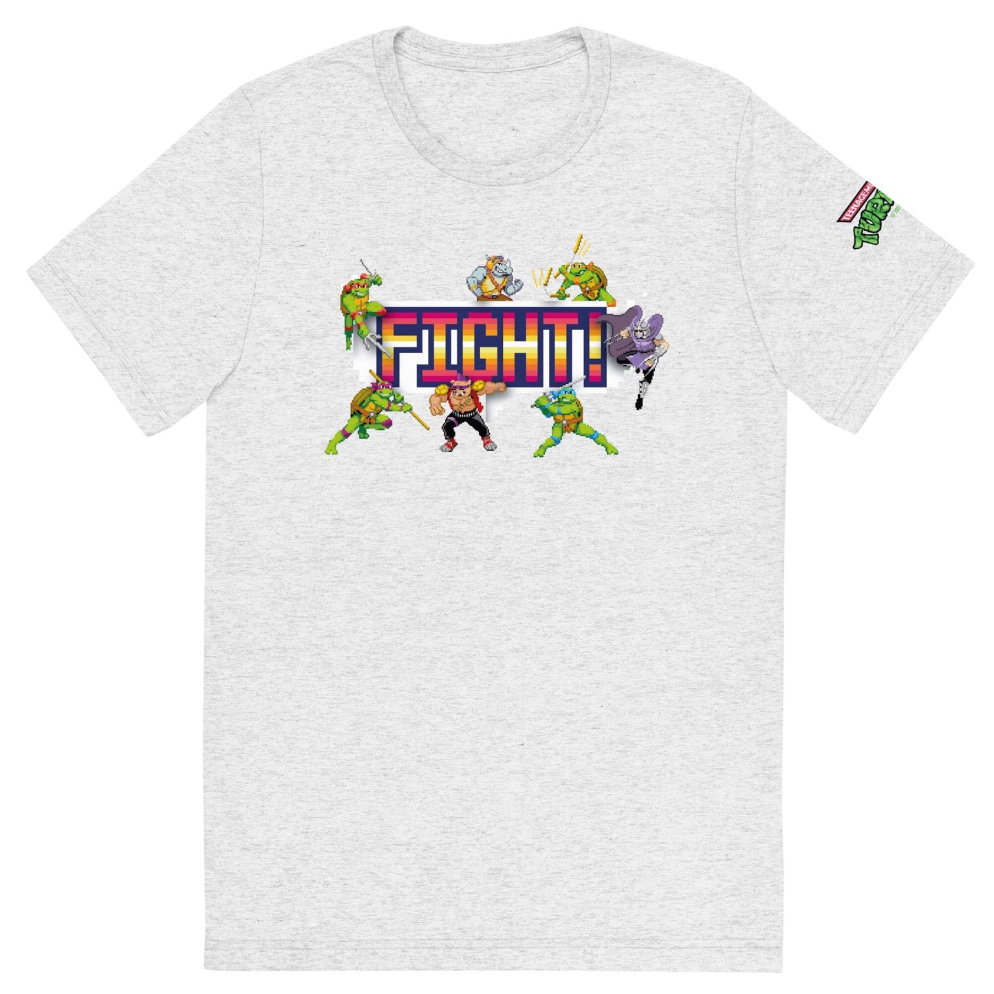 Teenage Mutant Ninja Turtles Fight! Unisex Tri - Blend T - Shirt - Paramount Shop