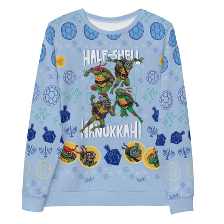 Teenage Mutant Ninja Turtles Hanukkah Adult Crewneck Sweatshirt - Paramount Shop