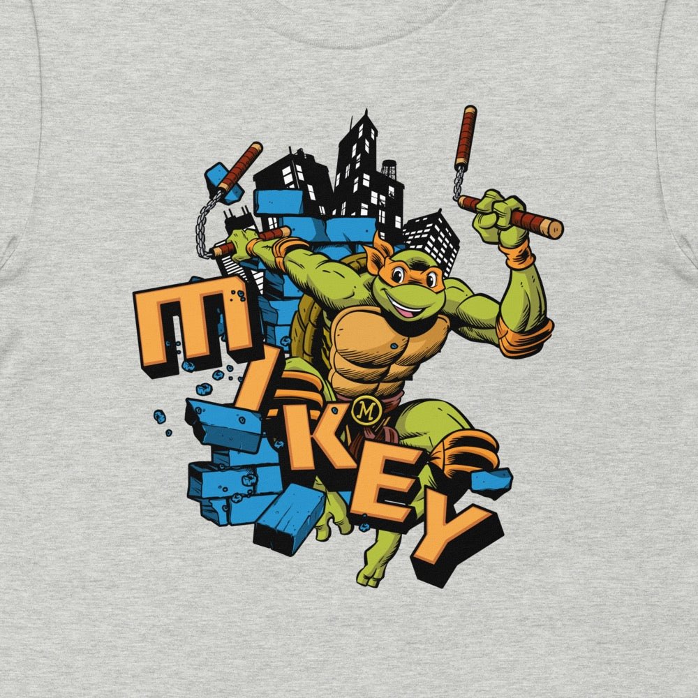Teenage Mutant Ninja Turtles Mikey Adult Short Sleeve T - Shirt - Paramount Shop