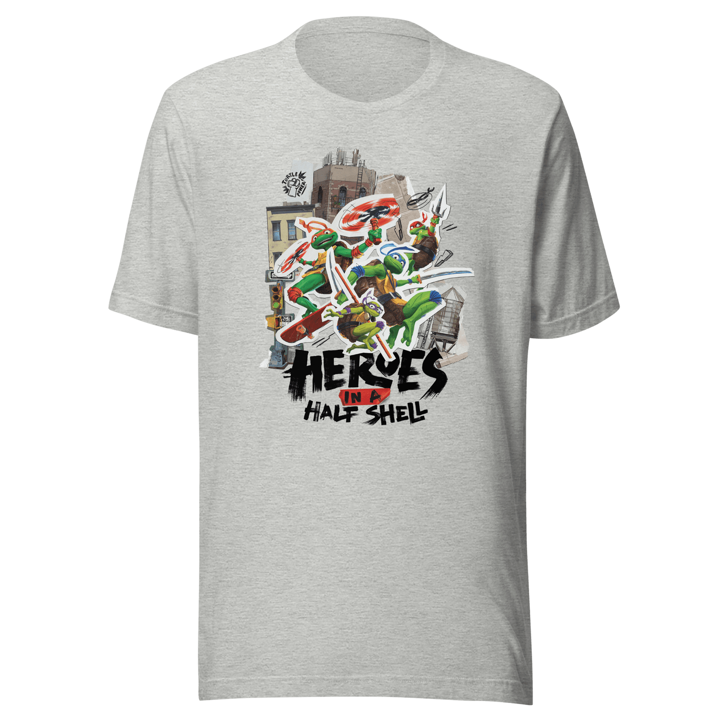 Teenage Mutant Ninja Turtles: Mutant Mayhem Heroes In A Half Shell Adult Short Sleeve T - Shirt - Paramount Shop
