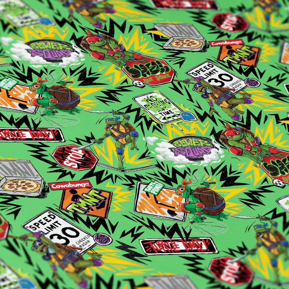 Teenage Mutant Ninja Turtles: Mutant Mayhem Pattern Wrapping Paper - Paramount Shop