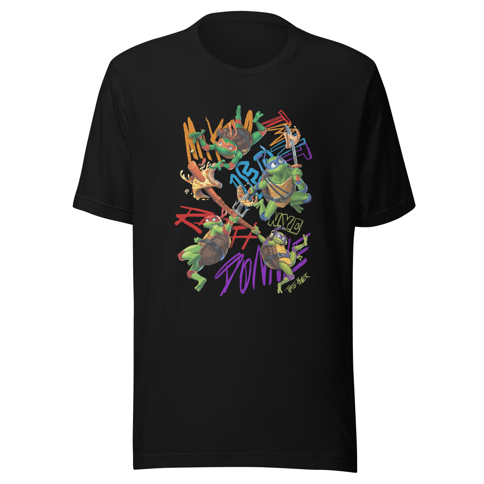 Teenage Mutant Ninja Turtles: Mutant Mayhem Pizza Erwachsene Kurzärmeliges T-Shirt