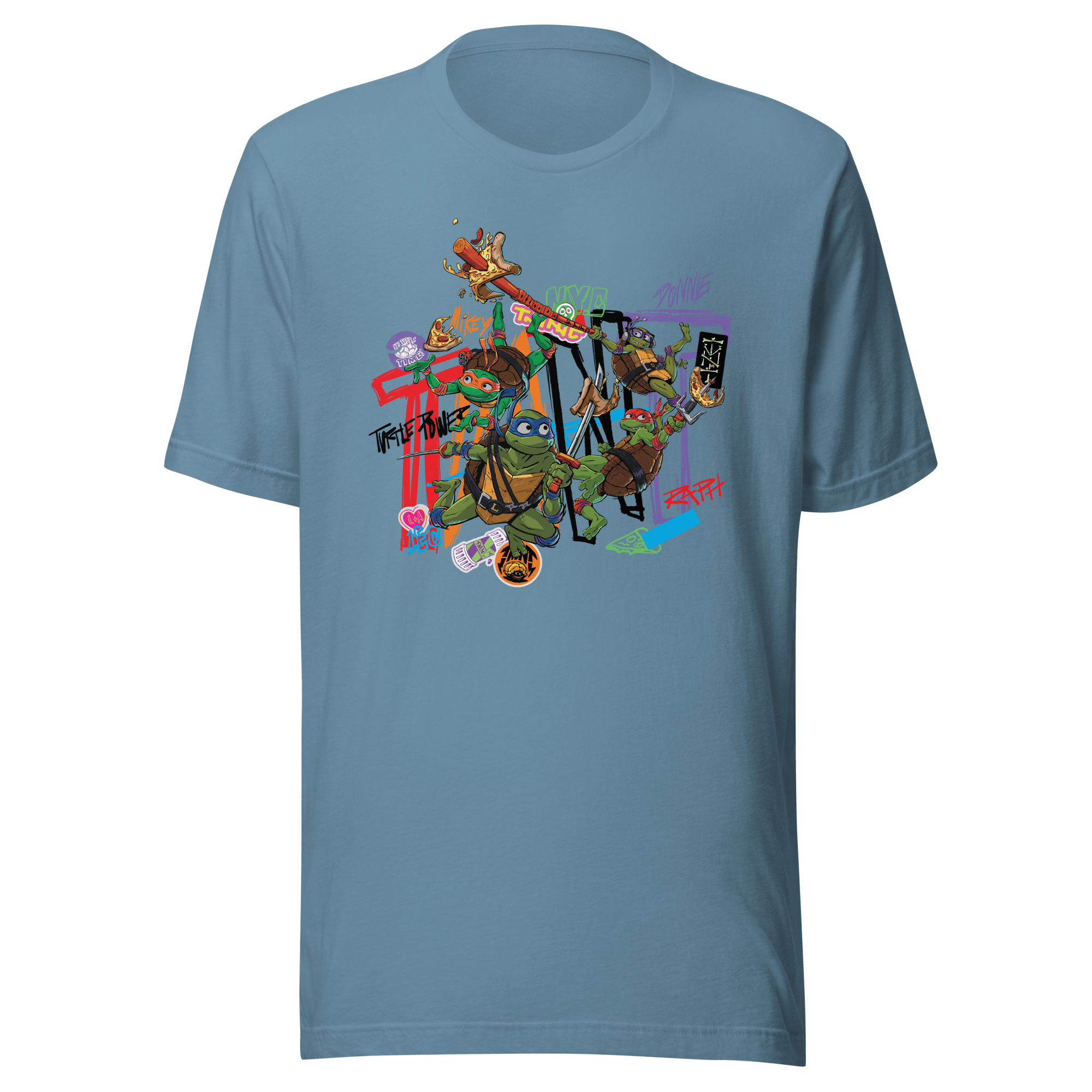 Teenage Mutant Ninja Turtles: Mutant Mayhem Schildkrötenkraft Erwachsene Kurzärmeliges T-Shirt