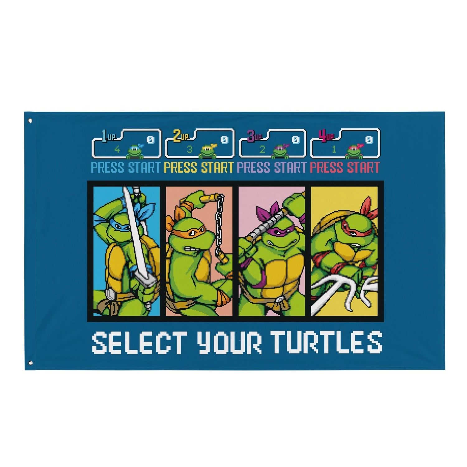 Teenage Mutant Ninja Turtles Select Your Turtles Flag - Paramount Shop