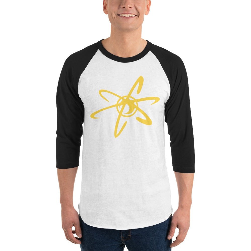 The Adventures of Jimmy Neutron, Boy Genius Atom Adult 3/4 Sleeve Raglan Shirt - Paramount Shop