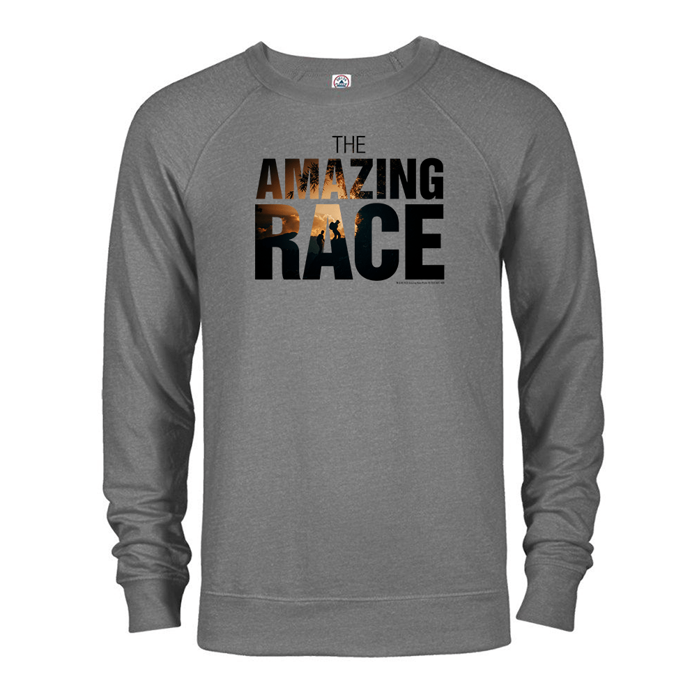 The Amazing Race Color Logo Lightweight Crewneck Sweatshirt - Paramount Shop