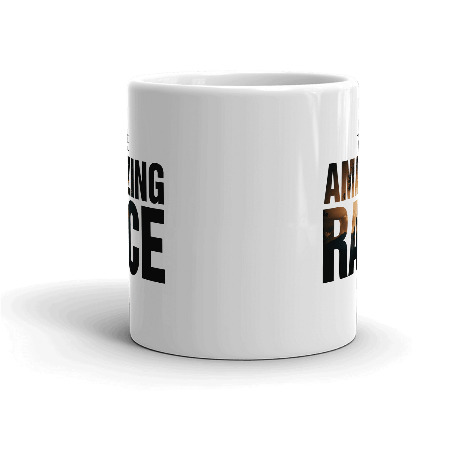 The Amazing Race Color Logo White Mug - Paramount Shop