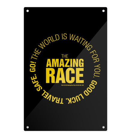 The Amazing Race Starting Badge Metal Sign - Paramount Shop