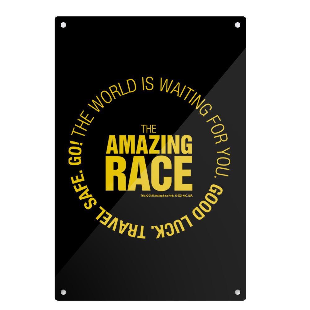 The Amazing Race Starting Badge Metal Sign - Paramount Shop