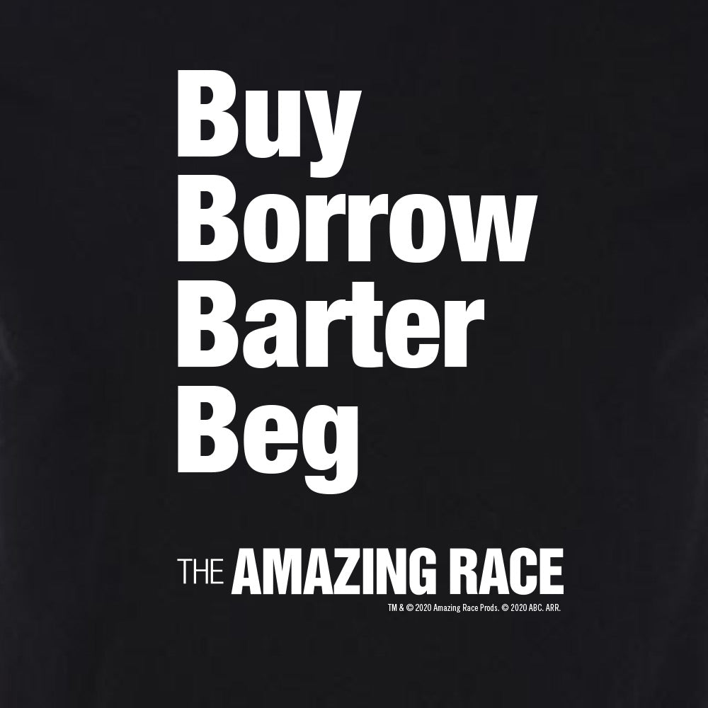 The Amazing Race White Barter Adult Short Sleeve T - Shirt - Paramount Shop