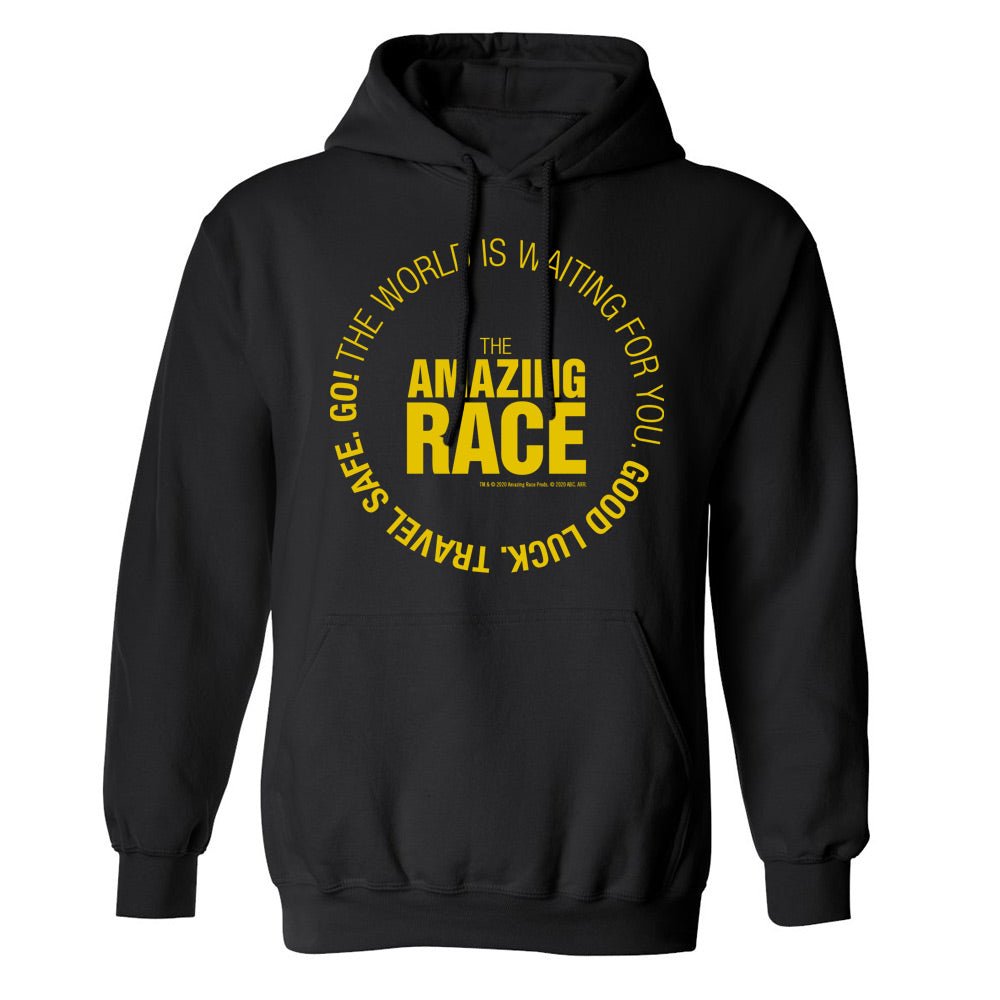 The Amazing Race Yellow Starting Badge Fleece Hooded Sweatshirt - Paramount Shop