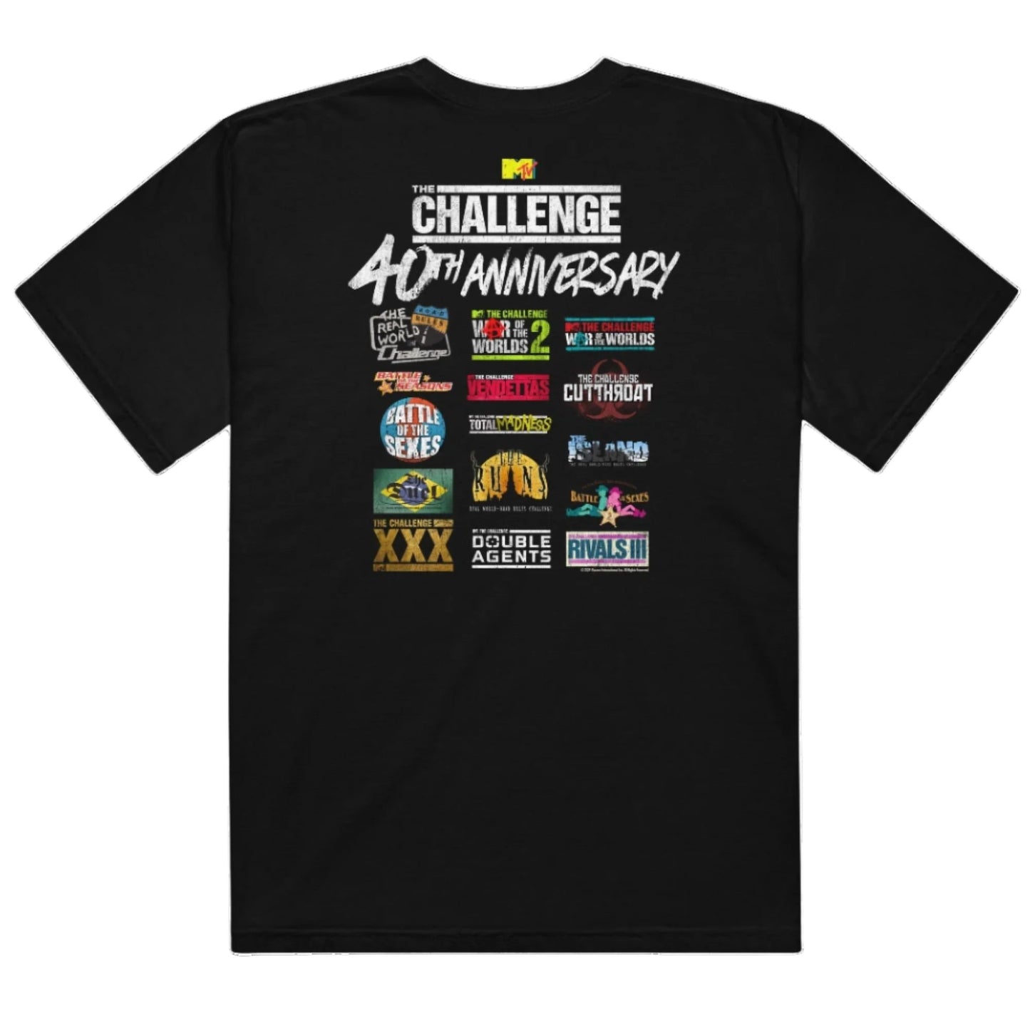 The Challenge 40th Anniversary Comfort Colors T-Shirt - Paramount Shop