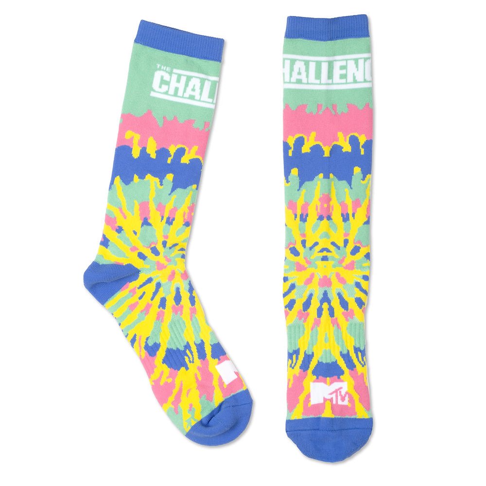 The Challenge Athletic Tie - Dye Crew Socks - Paramount Shop