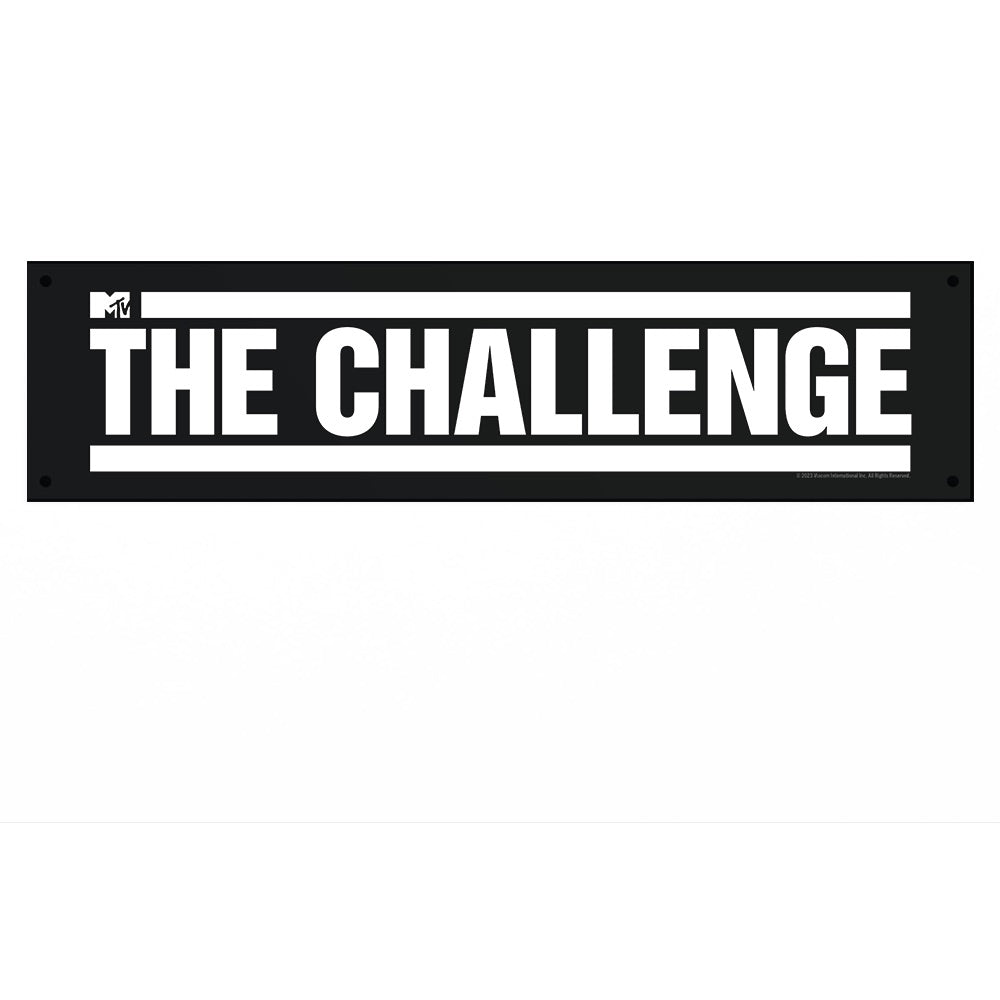 The Challenge Logo Metal Sign - Paramount Shop