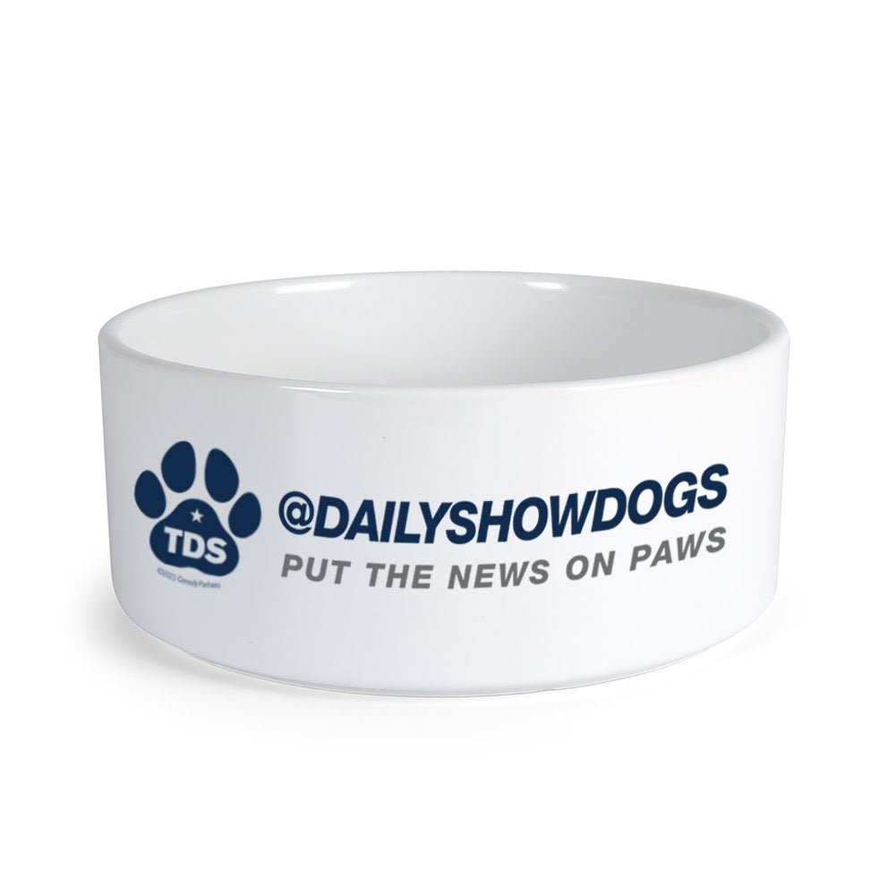 The Daily Show: Daily Show Dogs Put the News on Paws Pet Bowl - Paramount Shop