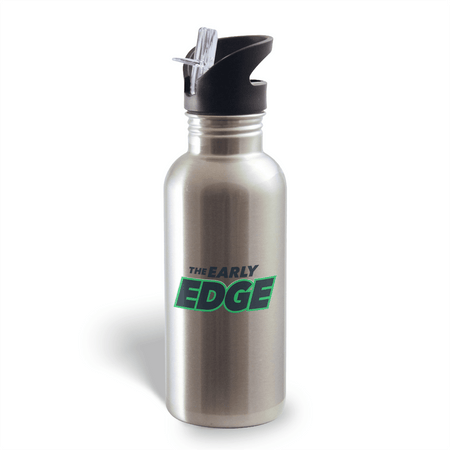 The Early Edge Podcast Logo 20 oz Water Bottle - Paramount Shop