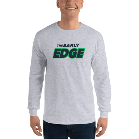 The Early Edge Podcast Logo Adult Long Sleeve T - Shirt - Paramount Shop