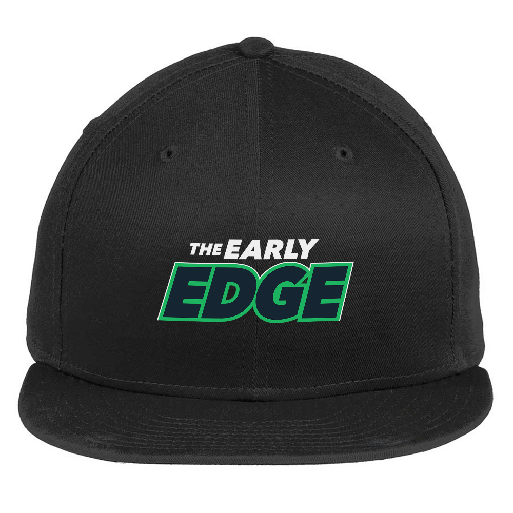 The Early Edge Podcast Logo Embroidered Flat Bill Hat - Paramount Shop
