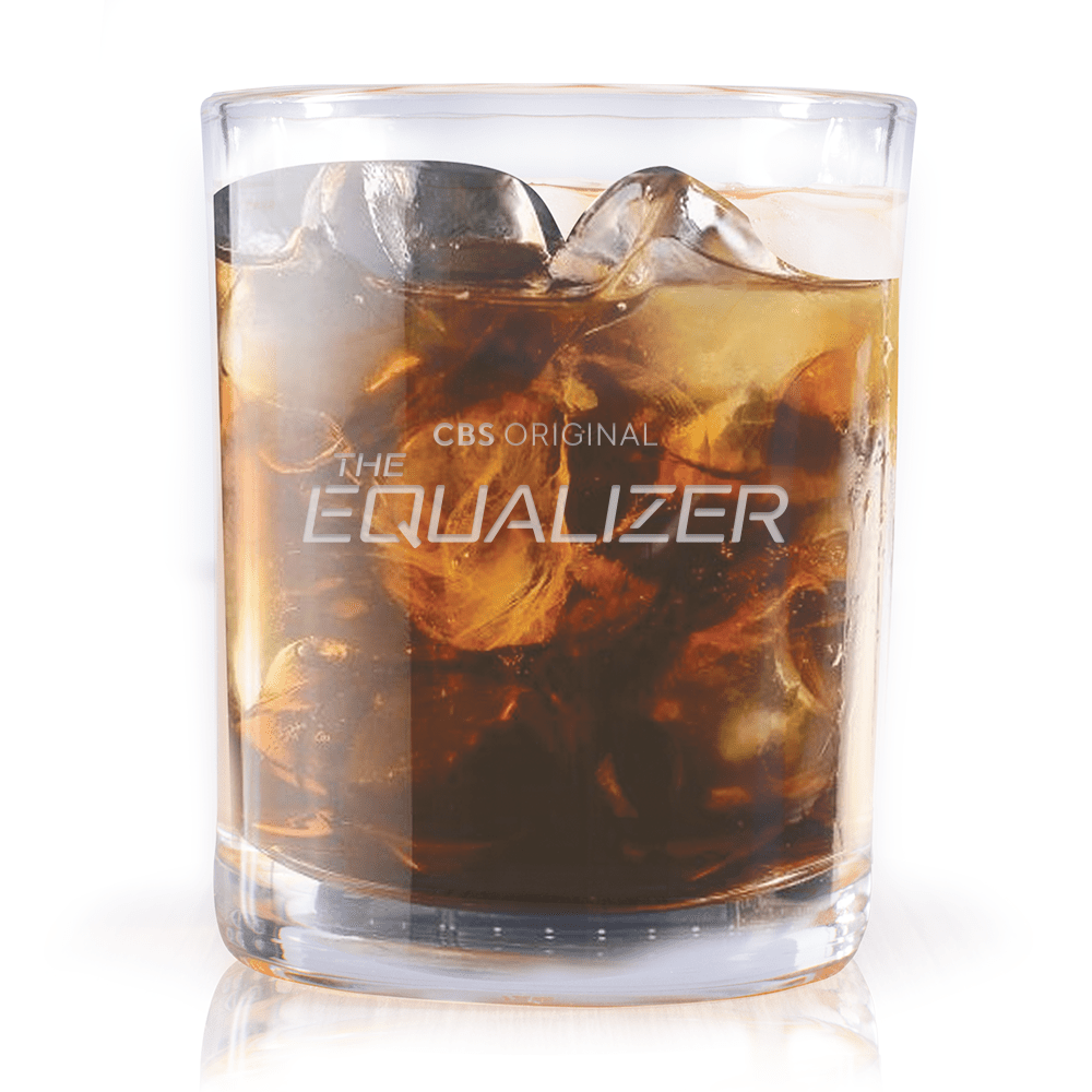 The Equalizer Logo Laser Engraved Rocks Glass - Paramount Shop