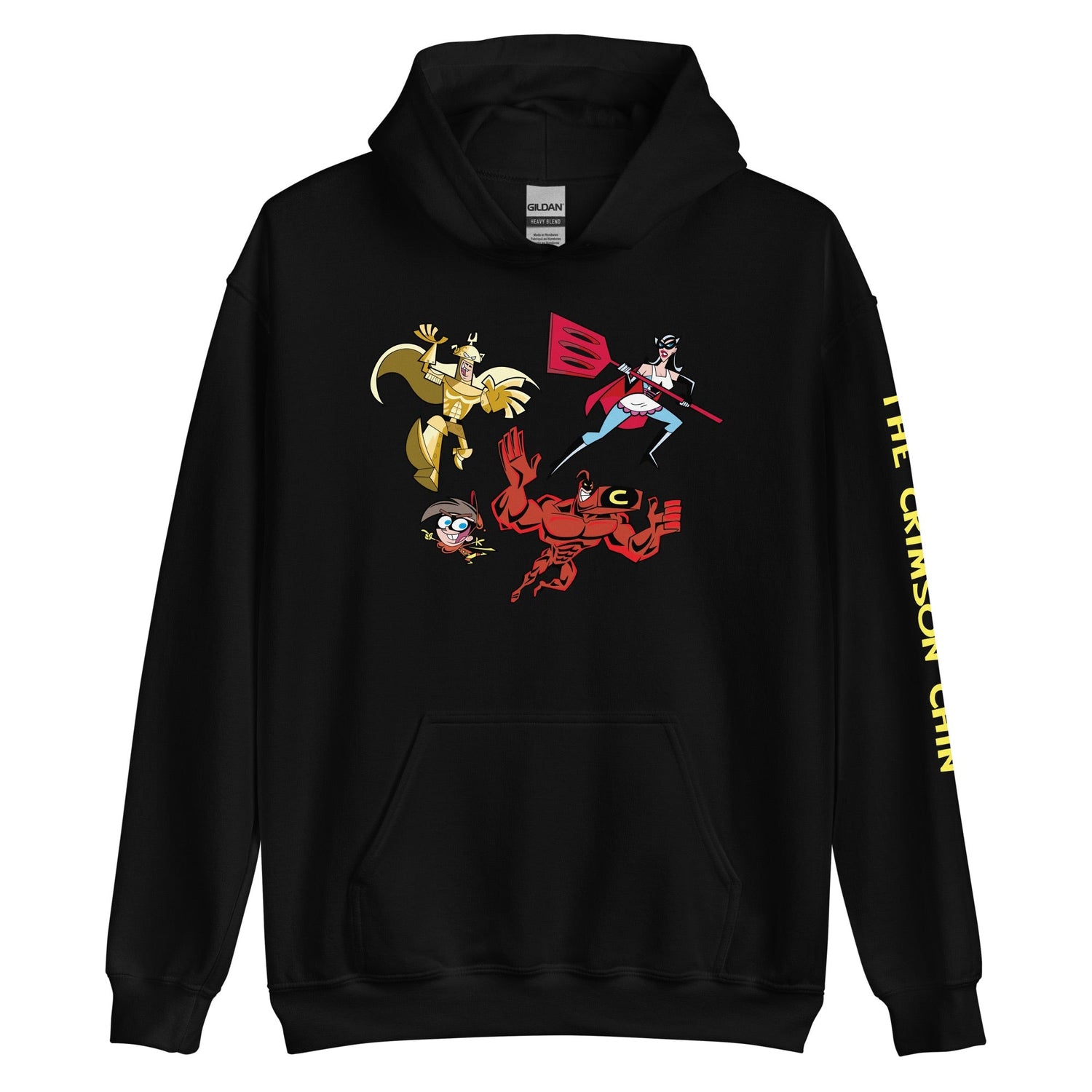The Fairly OddParents The Crimson Chin Adult Hooded Sweatshirt - Paramount Shop
