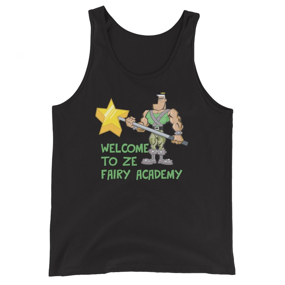 The Fairly OddParents Welcome To Ze Fairy Academy Unisex Tank Top - Paramount Shop